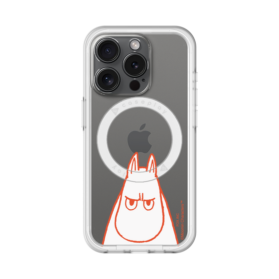 スリムプロテクションプレミアムケース with MagSafe［ MOOMIN - Angry face ］