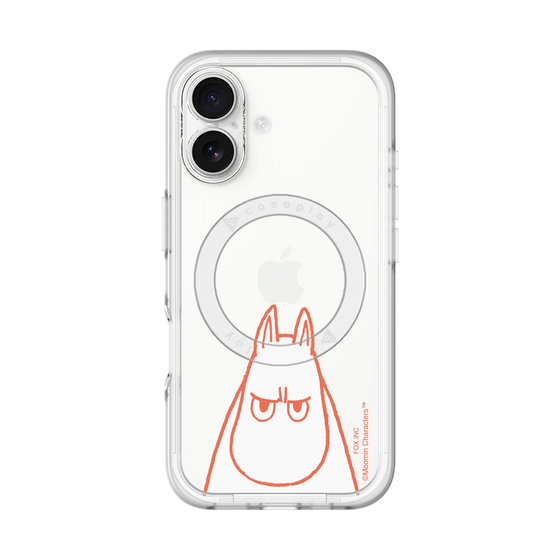 スリムプロテクションプレミアムケース with MagSafe［ MOOMIN - Angry face ］