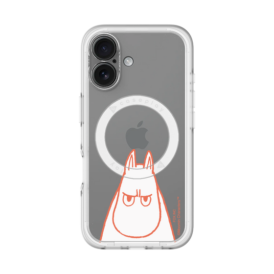 スリムプロテクションプレミアムケース with MagSafe［ MOOMIN - Angry face ］