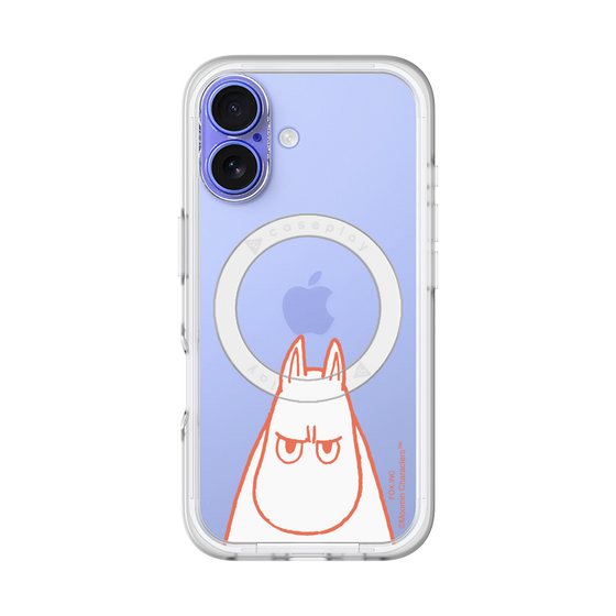 スリムプロテクションプレミアムケース with MagSafe［ MOOMIN - Angry face ］