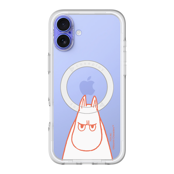 スリムプロテクションプレミアムケース with MagSafe［ MOOMIN - Angry face ］