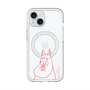 スリムプロテクションプレミアムケース with MagSafe［ MOOMIN - Blushing face ］