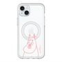 スリムプロテクションプレミアムケース with MagSafe［ MOOMIN - Blushing face ］