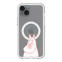 スリムプロテクションプレミアムケース with MagSafe［ MOOMIN - Blushing face ］