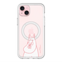 スリムプロテクションプレミアムケース with MagSafe［ MOOMIN - Blushing face ］