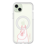 スリムプロテクションプレミアムケース with MagSafe［ MOOMIN - Blushing face ］