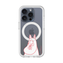 スリムプロテクションプレミアムケース with MagSafe［ MOOMIN - Blushing face ］
