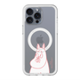 スリムプロテクションプレミアムケース with MagSafe［ MOOMIN - Blushing face ］