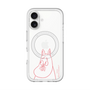 スリムプロテクションプレミアムケース with MagSafe［ MOOMIN - Blushing face ］