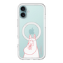 スリムプロテクションプレミアムケース with MagSafe［ MOOMIN - Blushing face ］