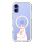 スリムプロテクションプレミアムケース with MagSafe［ MOOMIN - Blushing face ］