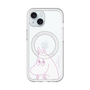 スリムプロテクションプレミアムケース with MagSafe［ MOOMIN - Fearful face ］
