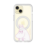 スリムプロテクションプレミアムケース with MagSafe［ MOOMIN - Fearful face ］