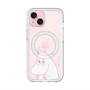スリムプロテクションプレミアムケース with MagSafe［ MOOMIN - Fearful face ］