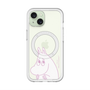 スリムプロテクションプレミアムケース with MagSafe［ MOOMIN - Fearful face ］