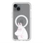 スリムプロテクションプレミアムケース with MagSafe［ MOOMIN - Fearful face ］
