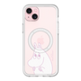 スリムプロテクションプレミアムケース with MagSafe［ MOOMIN - Fearful face ］