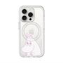 スリムプロテクションプレミアムケース with MagSafe［ MOOMIN - Fearful face ］
