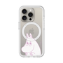 スリムプロテクションプレミアムケース with MagSafe［ MOOMIN - Fearful face ］