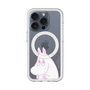スリムプロテクションプレミアムケース with MagSafe［ MOOMIN - Fearful face ］