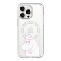 スリムプロテクションプレミアムケース with MagSafe［ MOOMIN - Fearful face ］