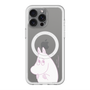スリムプロテクションプレミアムケース with MagSafe［ MOOMIN - Fearful face ］