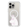 スリムプロテクションプレミアムケース with MagSafe［ MOOMIN - Fearful face ］