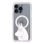 スリムプロテクションプレミアムケース with MagSafe［ MOOMIN - Fearful face ］