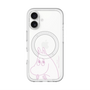 スリムプロテクションプレミアムケース with MagSafe［ MOOMIN - Fearful face ］