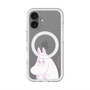 スリムプロテクションプレミアムケース with MagSafe［ MOOMIN - Fearful face ］