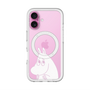 スリムプロテクションプレミアムケース with MagSafe［ MOOMIN - Fearful face ］