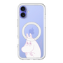 スリムプロテクションプレミアムケース with MagSafe［ MOOMIN - Fearful face ］