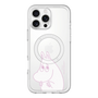 スリムプロテクションプレミアムケース with MagSafe［ MOOMIN - Fearful face ］