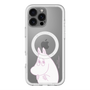 スリムプロテクションプレミアムケース with MagSafe［ MOOMIN - Fearful face ］