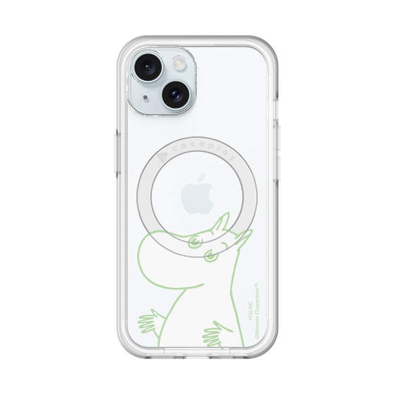 スリムプロテクションプレミアムケース with MagSafe［ MOOMIN - Sparkling face ］