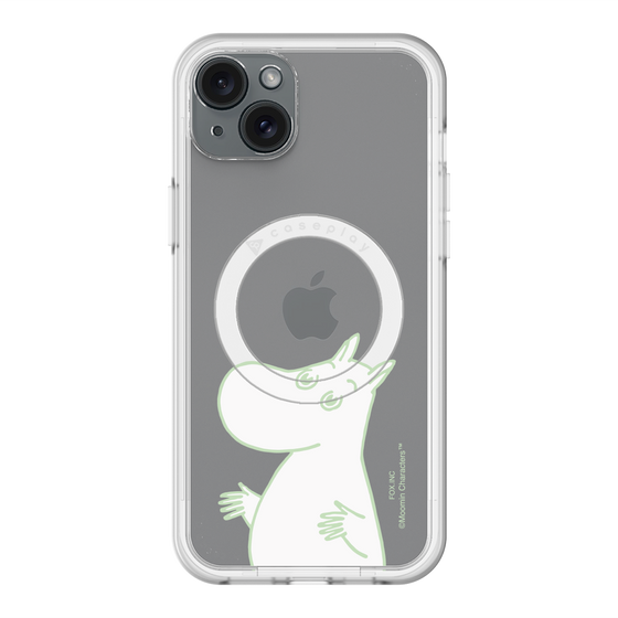 スリムプロテクションプレミアムケース with MagSafe［ MOOMIN - Sparkling face ］