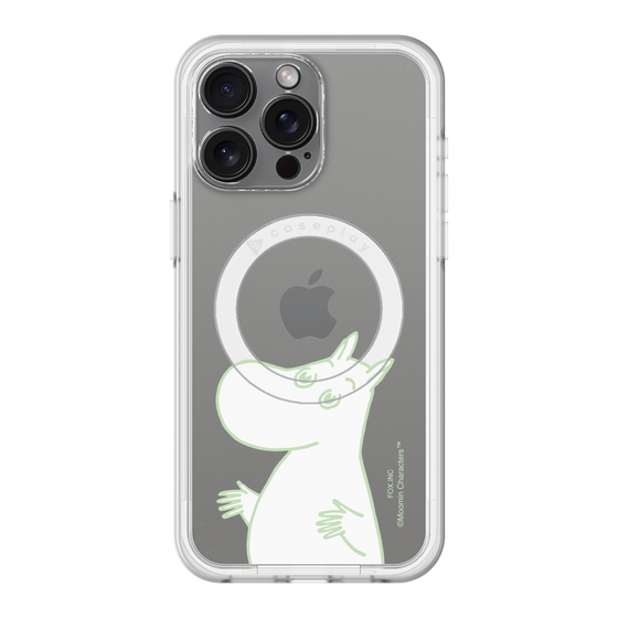 スリムプロテクションプレミアムケース with MagSafe［ MOOMIN - Sparkling face ］