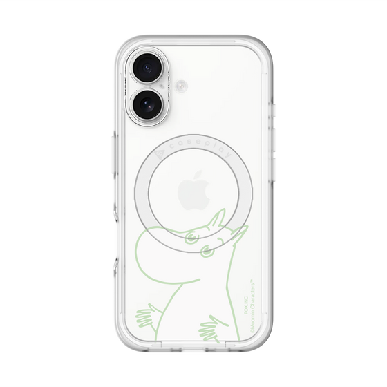 スリムプロテクションプレミアムケース with MagSafe［ MOOMIN - Sparkling face ］