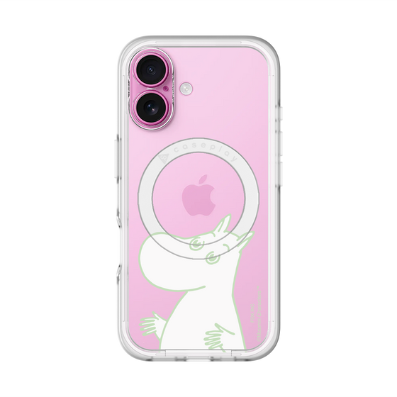 スリムプロテクションプレミアムケース with MagSafe［ MOOMIN - Sparkling face ］