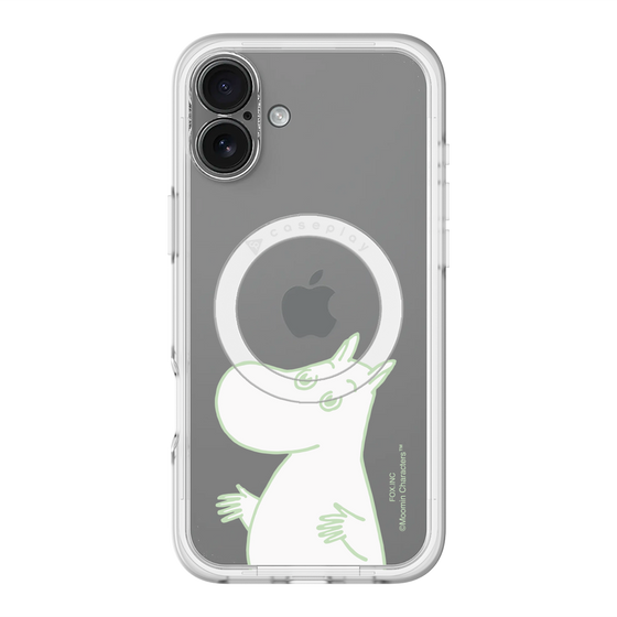 スリムプロテクションプレミアムケース with MagSafe［ MOOMIN - Sparkling face ］