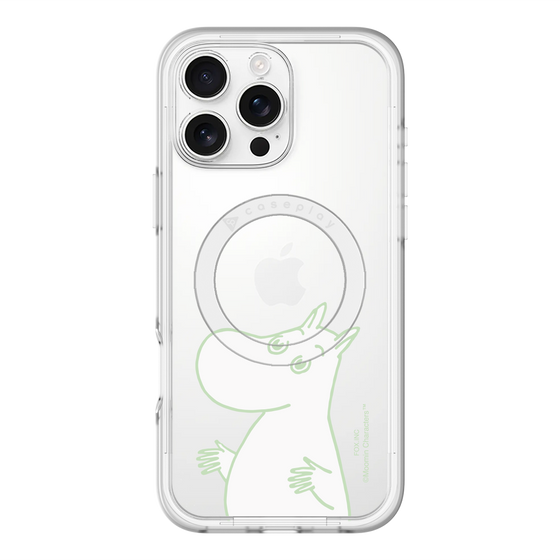スリムプロテクションプレミアムケース with MagSafe［ MOOMIN - Sparkling face ］