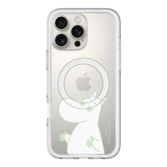 スリムプロテクションプレミアムケース with MagSafe［ MOOMIN - Sparkling face ］