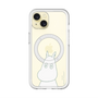 スリムプロテクションプレミアムケース with MagSafe［ MOOMIN - Troubled face ］
