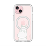 スリムプロテクションプレミアムケース with MagSafe［ MOOMIN - Troubled face ］