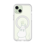 スリムプロテクションプレミアムケース with MagSafe［ MOOMIN - Troubled face ］