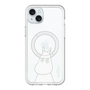 スリムプロテクションプレミアムケース with MagSafe［ MOOMIN - Troubled face ］
