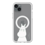 スリムプロテクションプレミアムケース with MagSafe［ MOOMIN - Troubled face ］