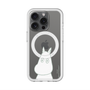 スリムプロテクションプレミアムケース with MagSafe［ MOOMIN - Troubled face ］