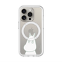 スリムプロテクションプレミアムケース with MagSafe［ MOOMIN - Troubled face ］