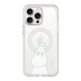 スリムプロテクションプレミアムケース with MagSafe［ MOOMIN - Troubled face ］